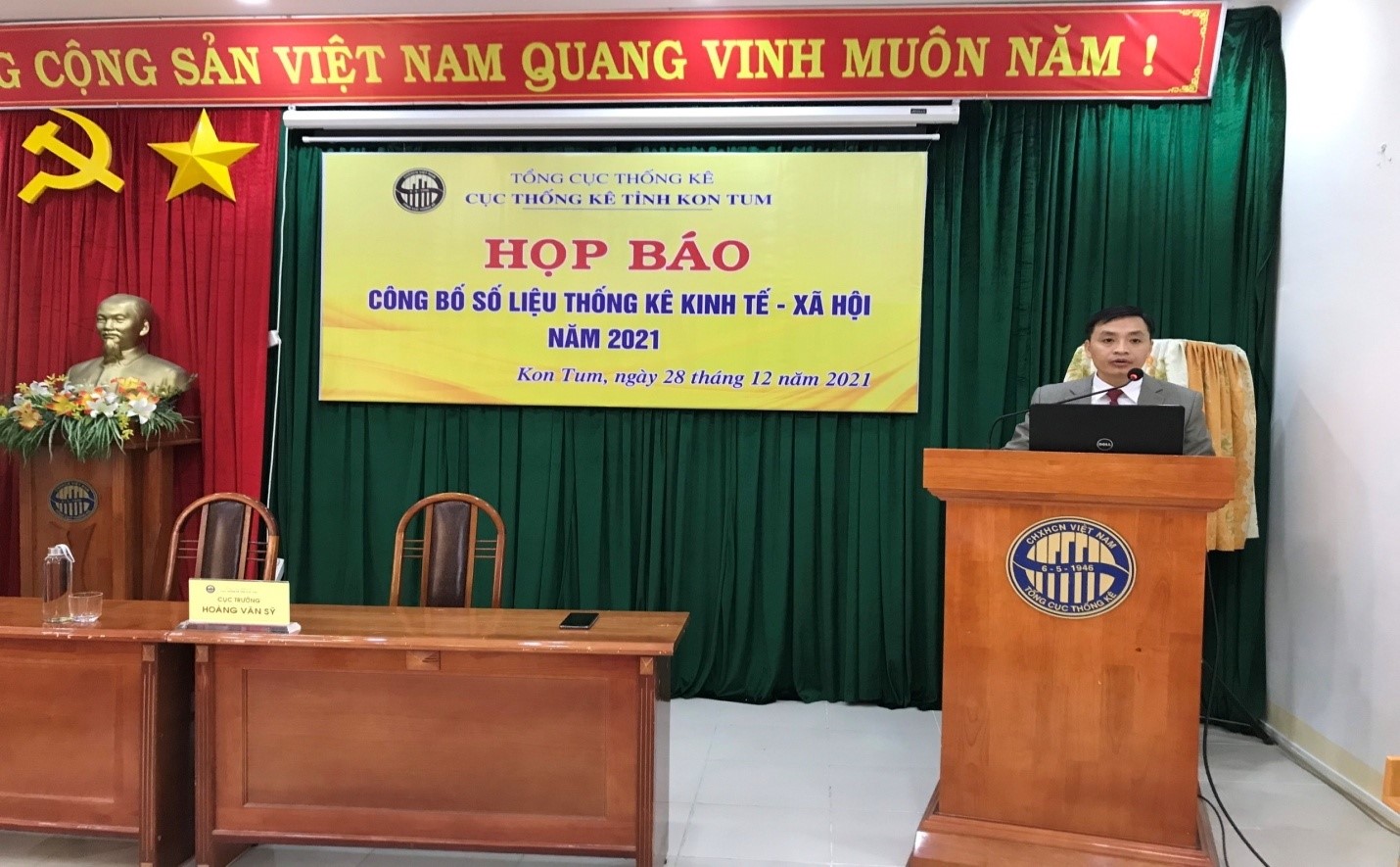 Cục Thống kê tỉnh Kon Tum tổ chức họp báo công bố số liệu thống kê kinh tế - xã hội năm 2021